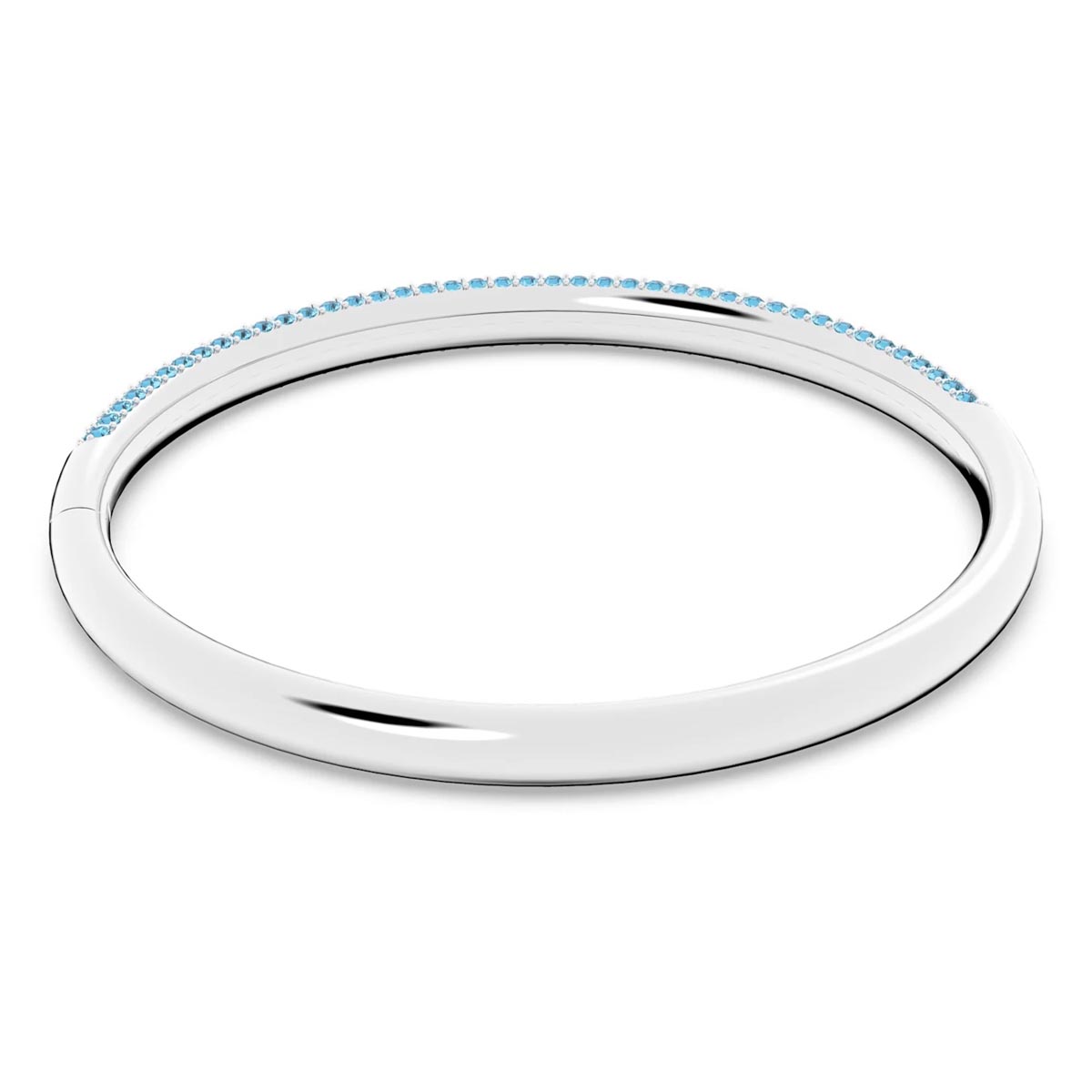 Swarovski Aqua Crystal Bangle Bracelet