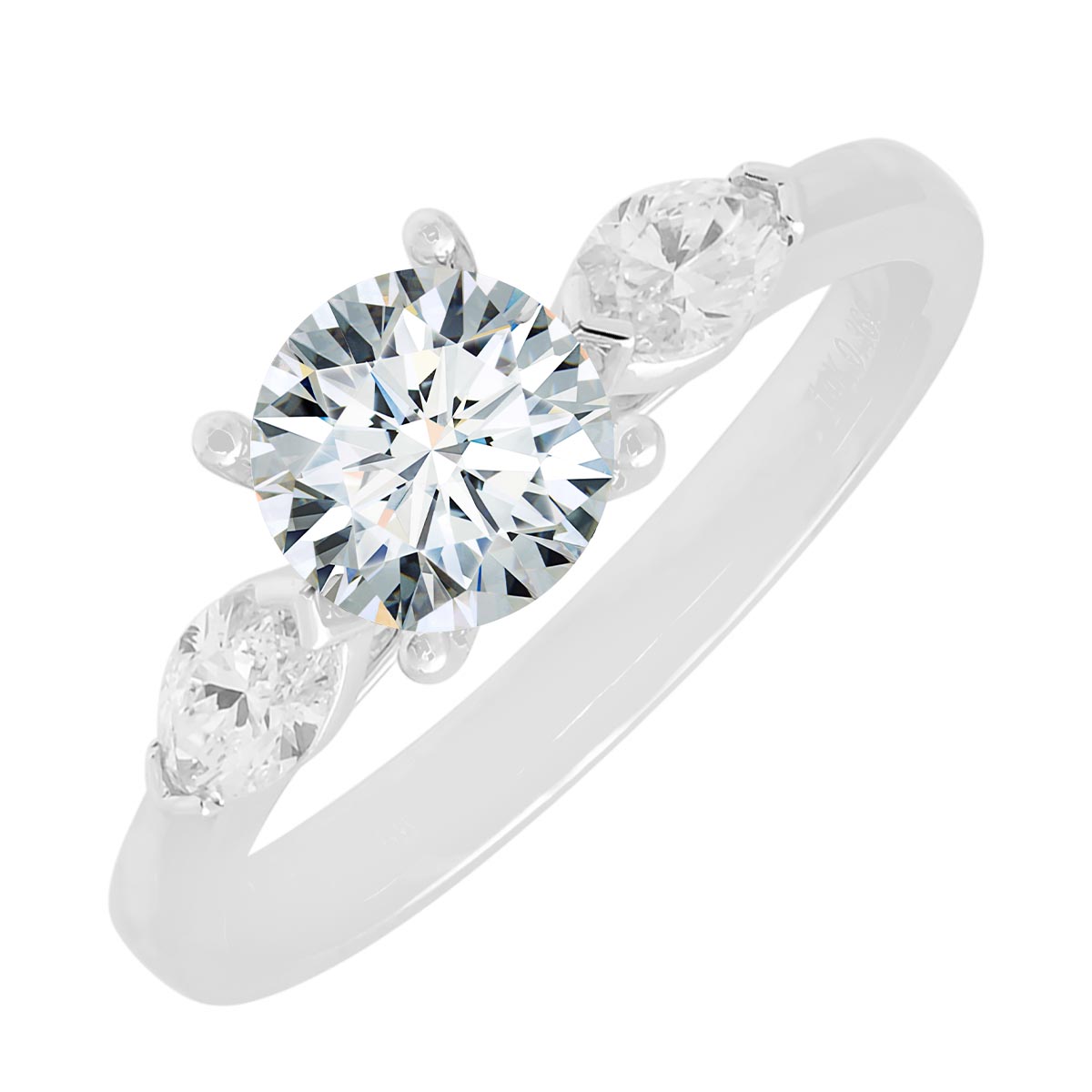 Diamond Engagement Ring Setting in 14kt White Gold (1/3ct tw)