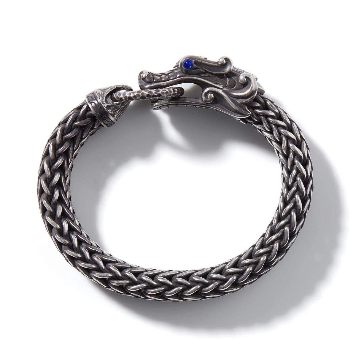 John Hardy Legends Naga Sapphire Bracelet in Sterling Silver