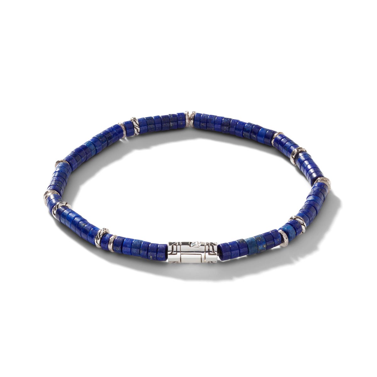 John Hardy Classic Chain Collection Heishi Lapis Lazuli Bead Bracelet ...