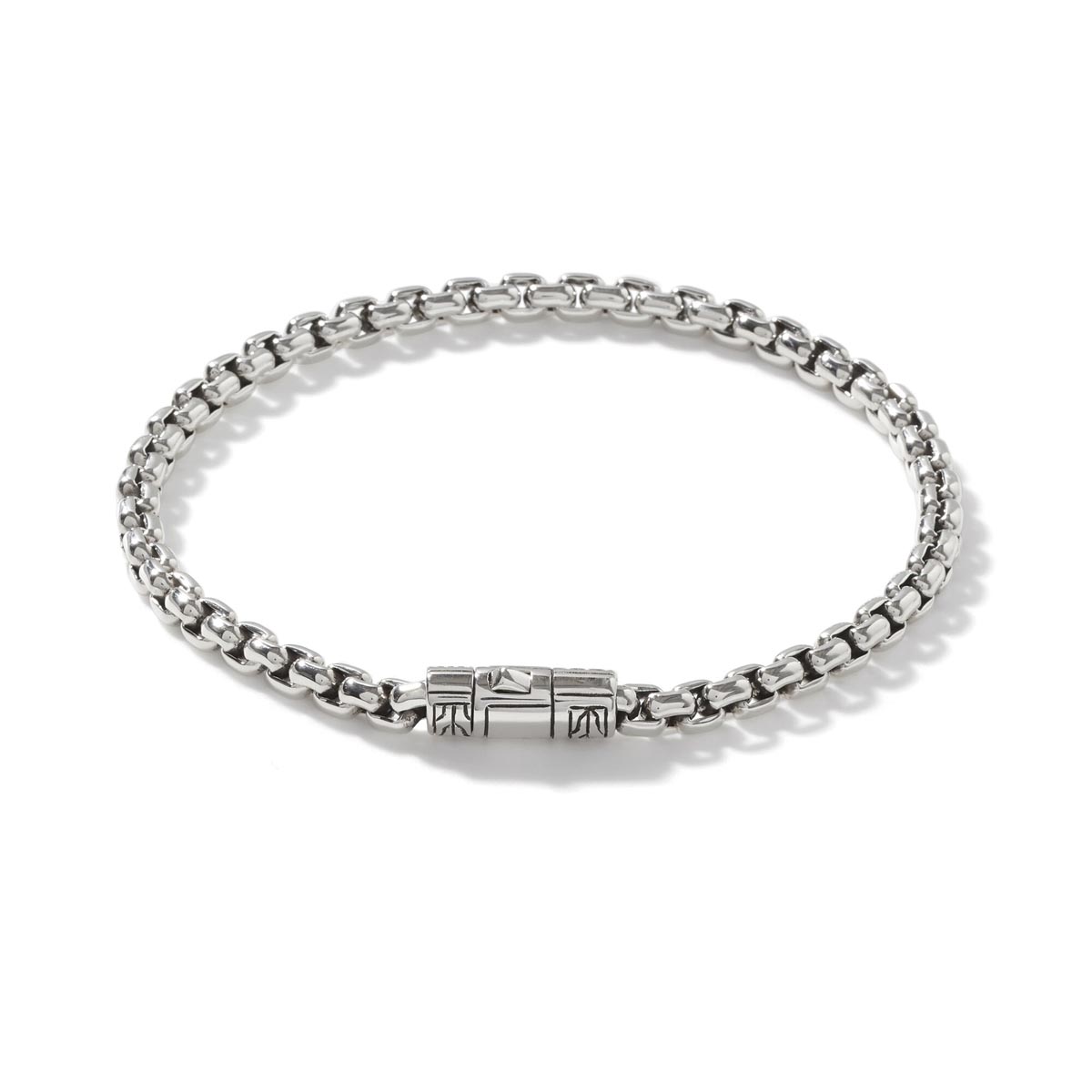 John Hardy Classic Chain Collection Box Chain Bracelet in Sterling Silver