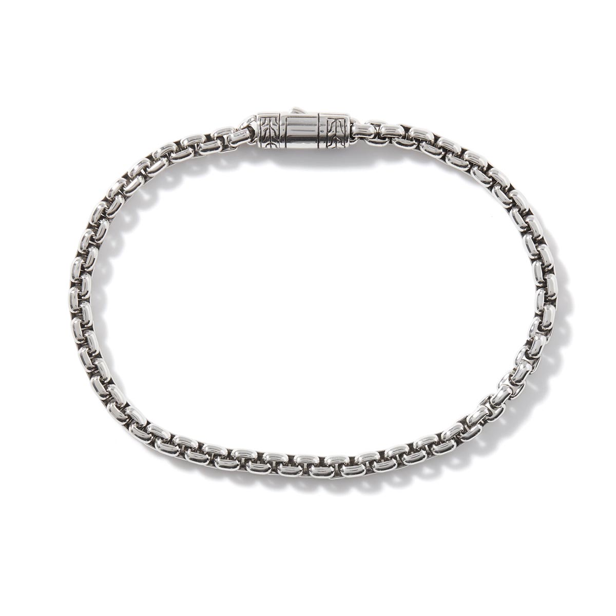 John Hardy Classic Chain Collection Box Chain Bracelet in Sterling Silver