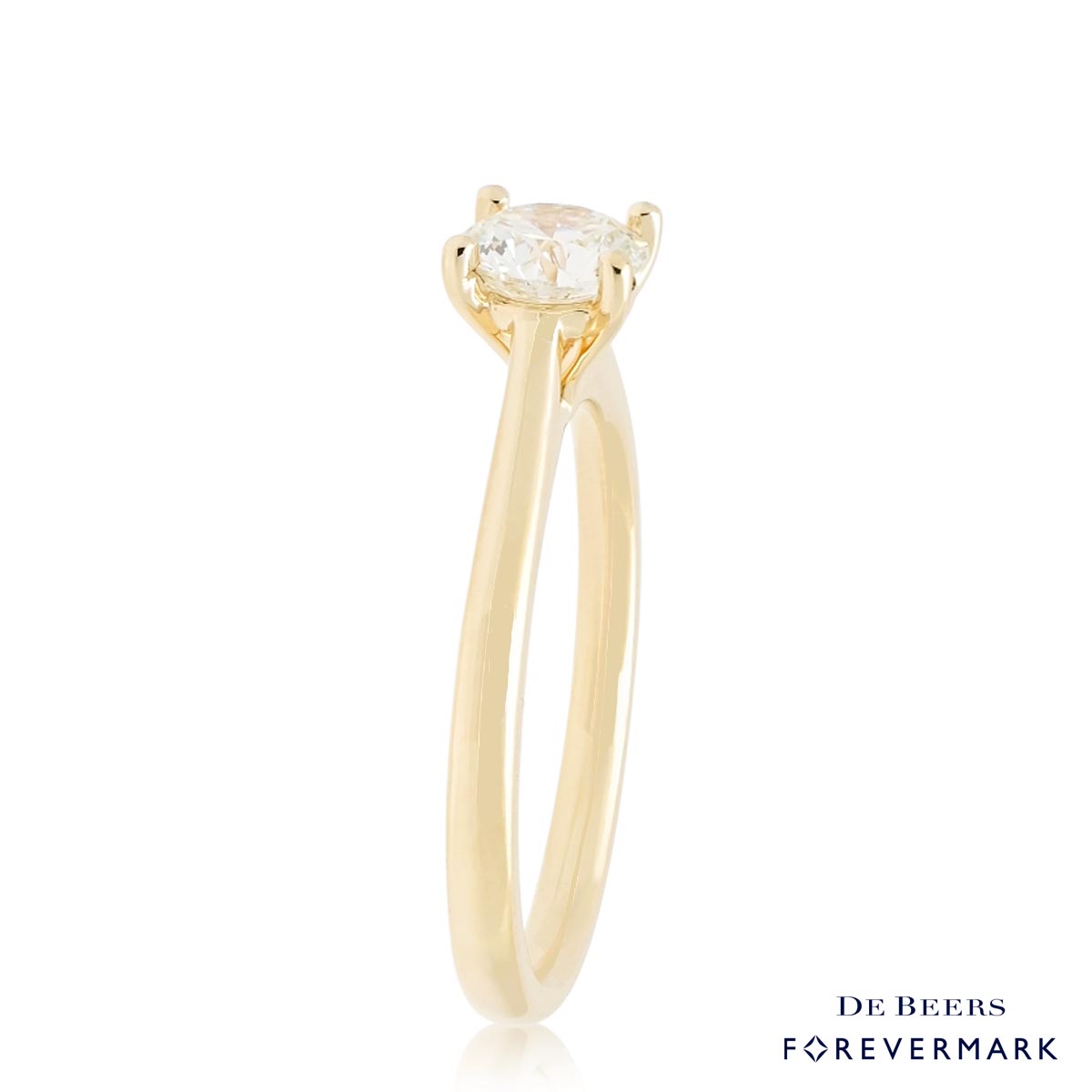 Forevermark Classic Diamond Solitaire Engagement Ring in 14kt Yellow Gold (3/4ct)