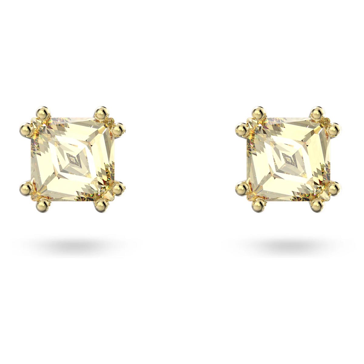 Swarovski Crystal Yellow Stilla Stud Earrings