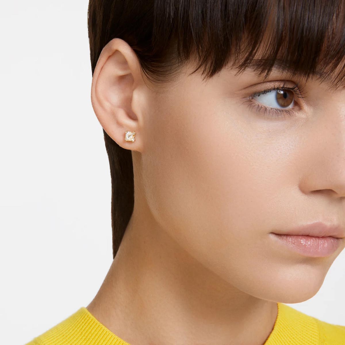 Swarovski Crystal Yellow Stilla Stud Earrings