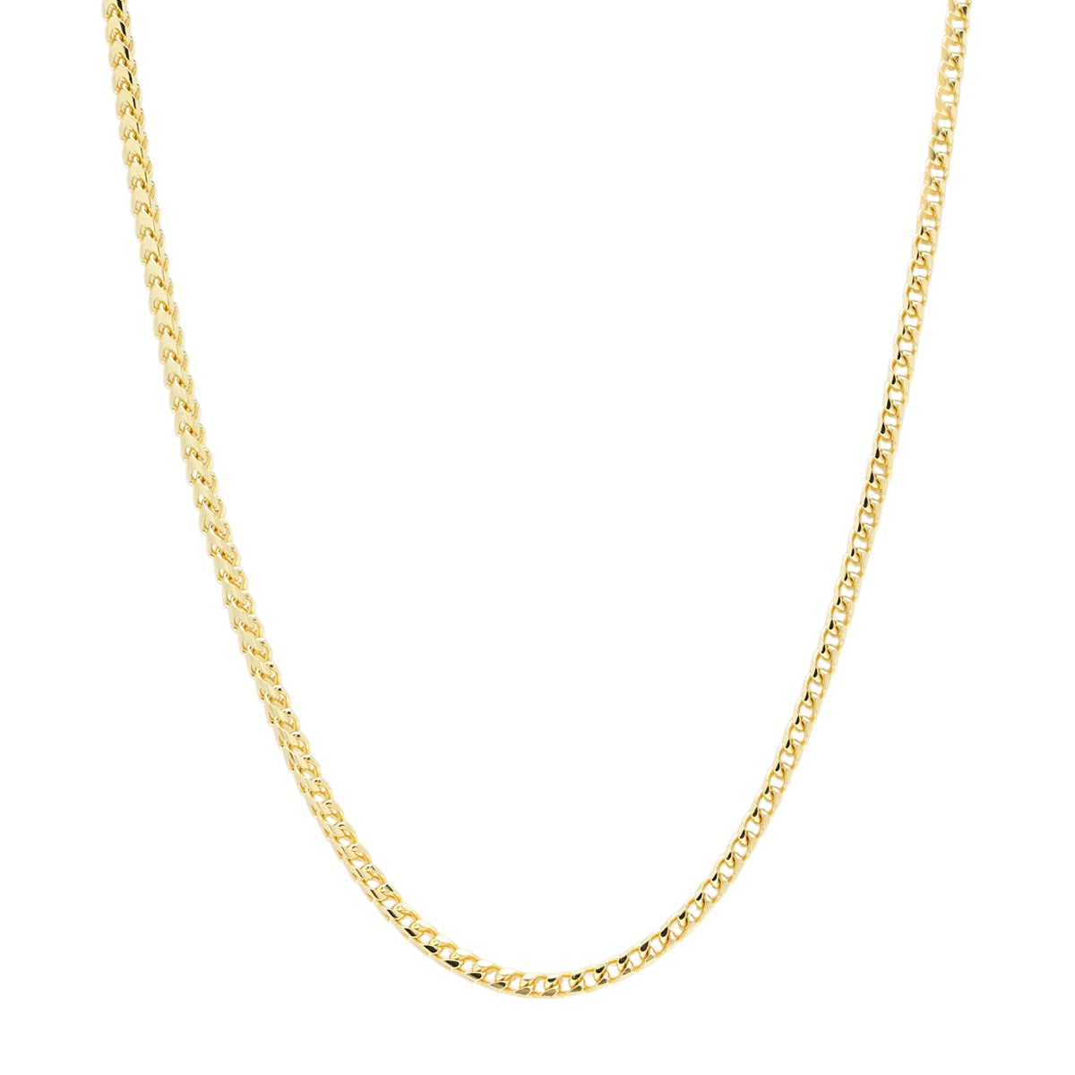 Franco Chain in 14kt Yellow Gold (22 inches and 3mm wide)