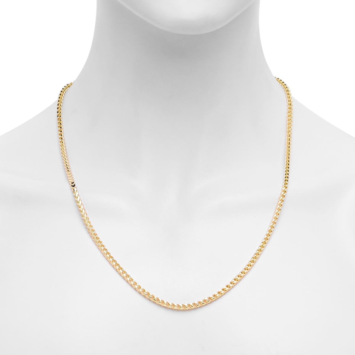 Franco Chain in 14kt Yellow Gold (22 inches and 3mm wide)