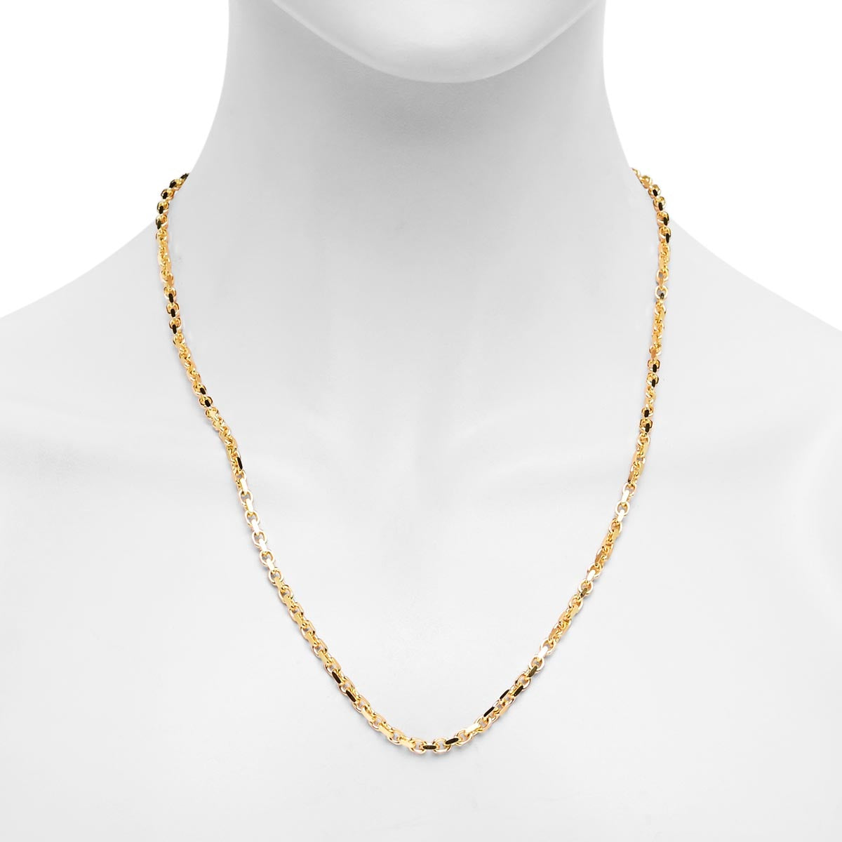 Anchoro Chain in 14kt Yellow Gold (22 inches and 3.2mm wide)