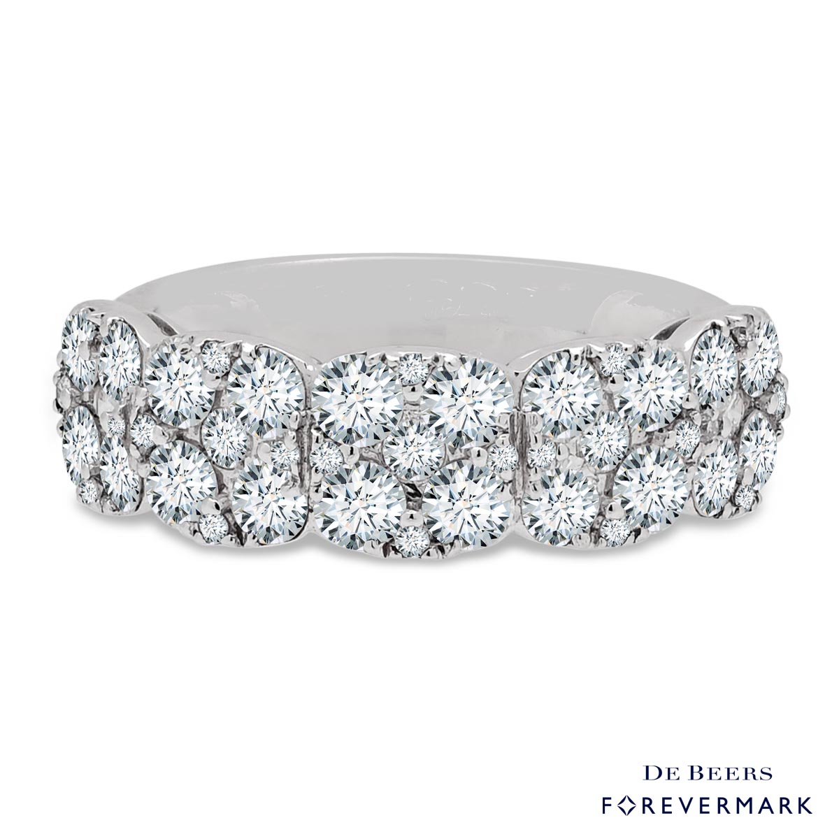 Forevermark Diamond Halo Ring in 18kt White Gold (2ct tw)