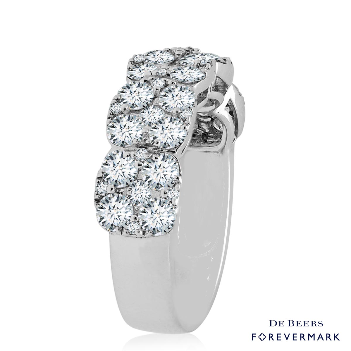 Forevermark Diamond Halo Ring in 18kt White Gold (2ct tw)