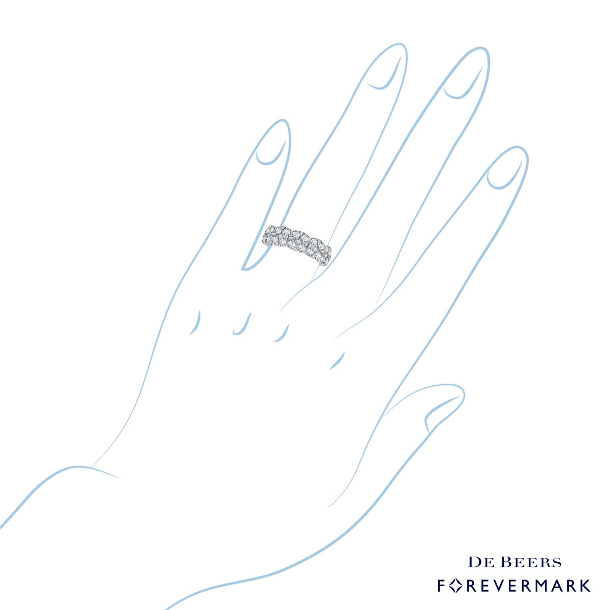 Forevermark Diamond Halo Ring in 18kt White Gold (2ct tw)