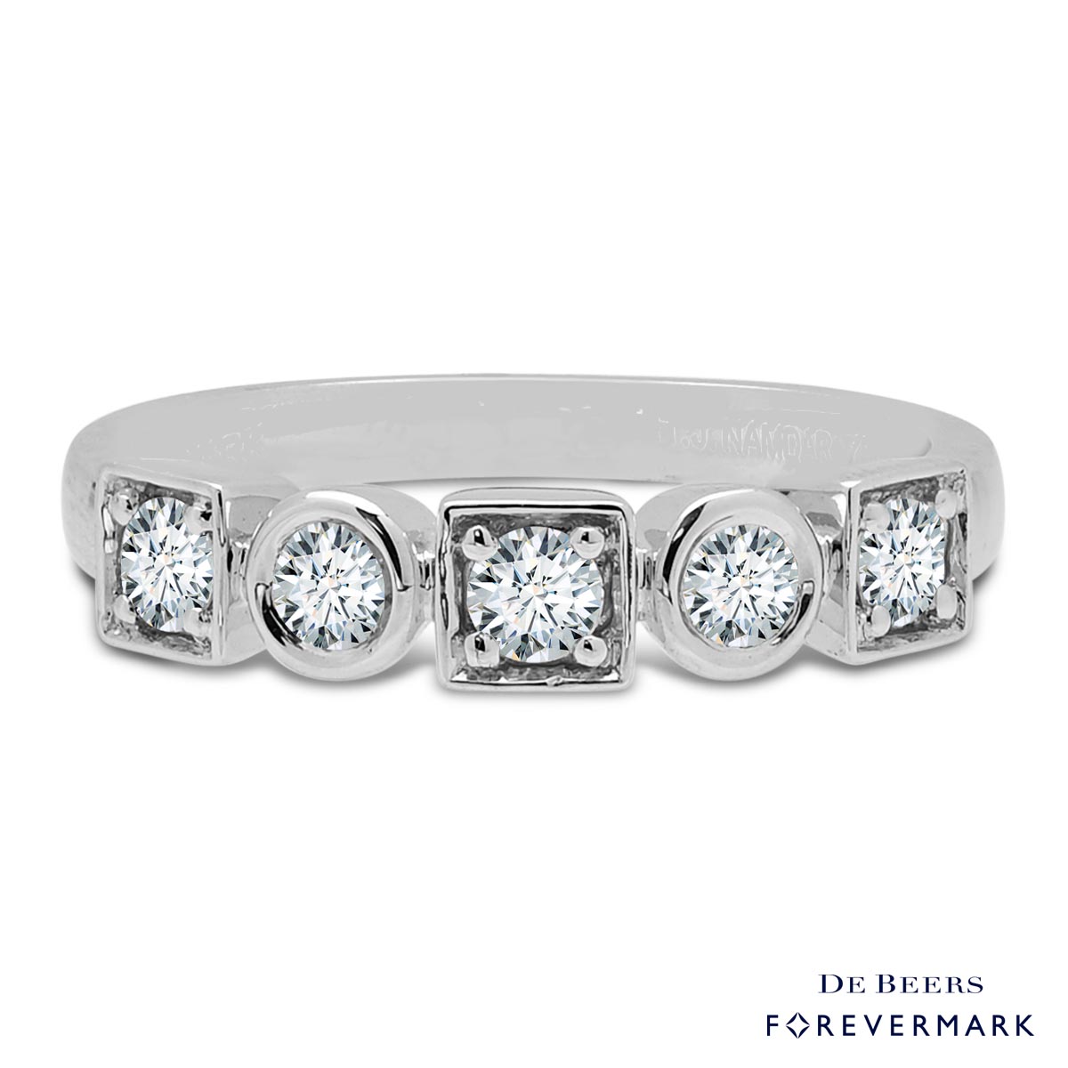 Forevermark Tribute Collection Diamond Ring in 18kt White Gold (3/8ct tw)