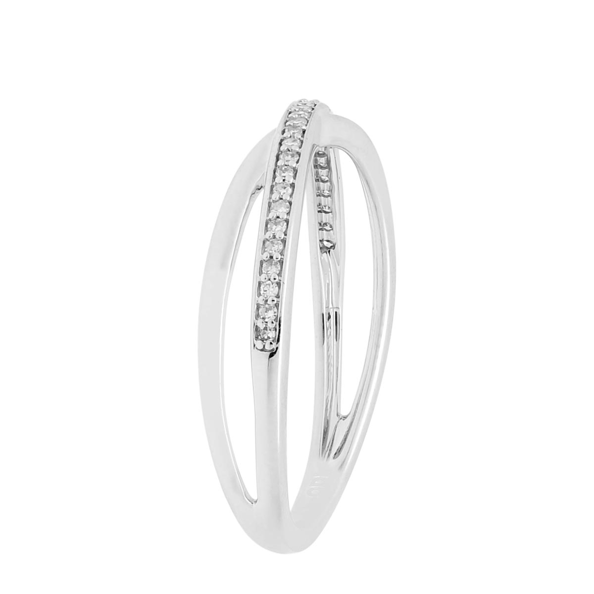 Diamond Fashion Ring in 10kt White Gold (1/10ct tw)