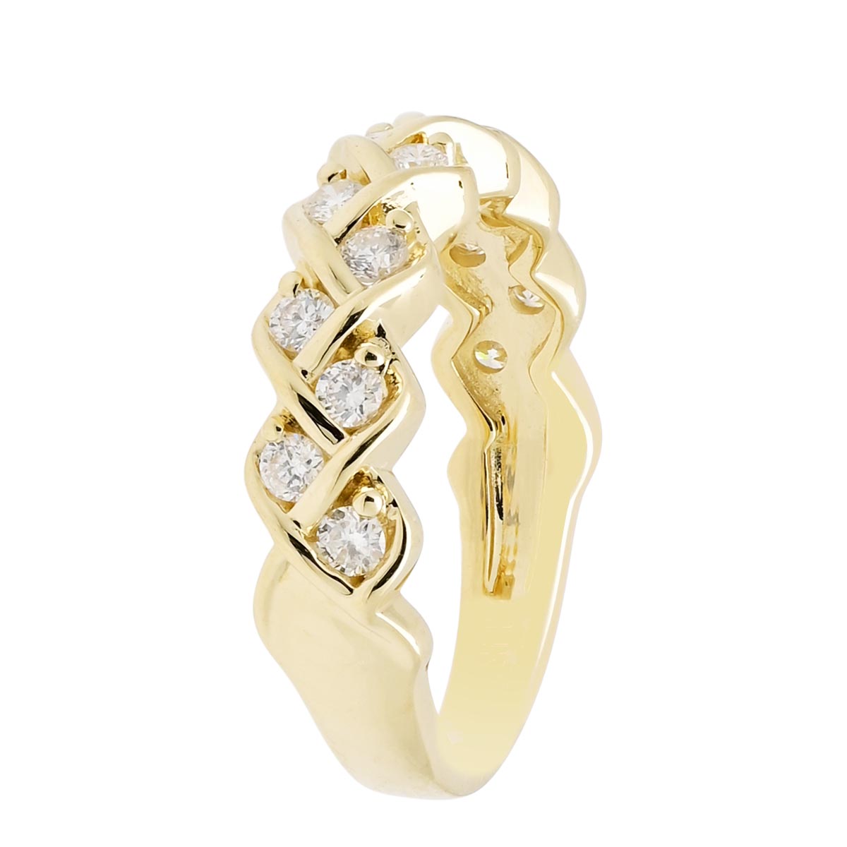 Diamond Fashion Ring in 14kt Yellow Gold (1/2ct tw)