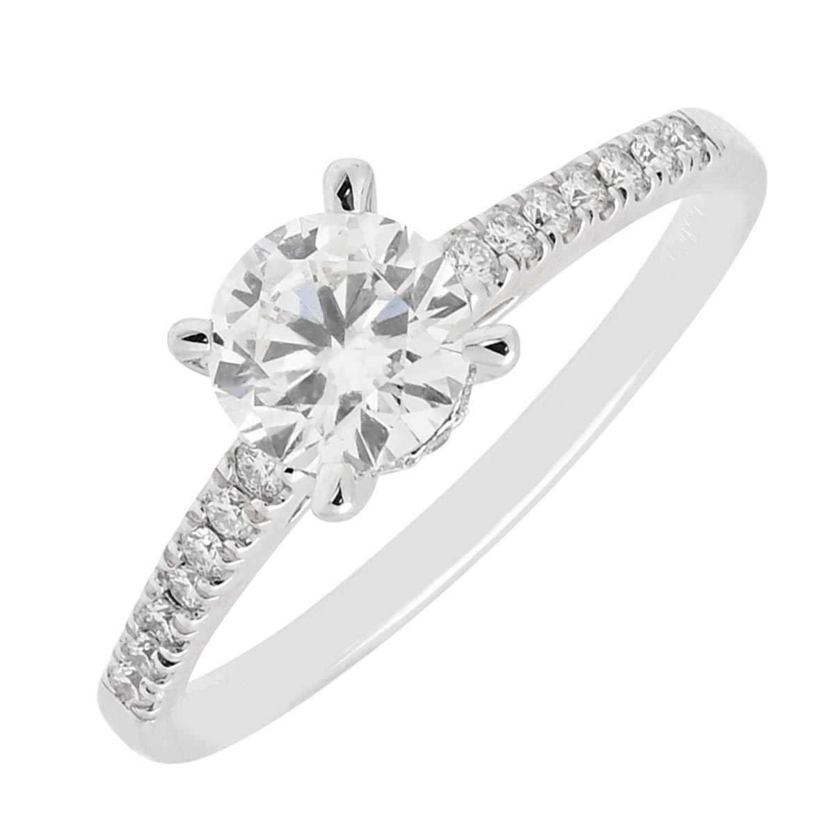 Diamond Engagement Ring in 14kt White Gold (7/8ct tw)