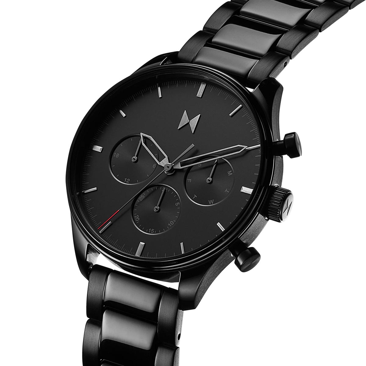 MVMT by Movado Airhawk Mens Watch with Black Dial and Black Ionic