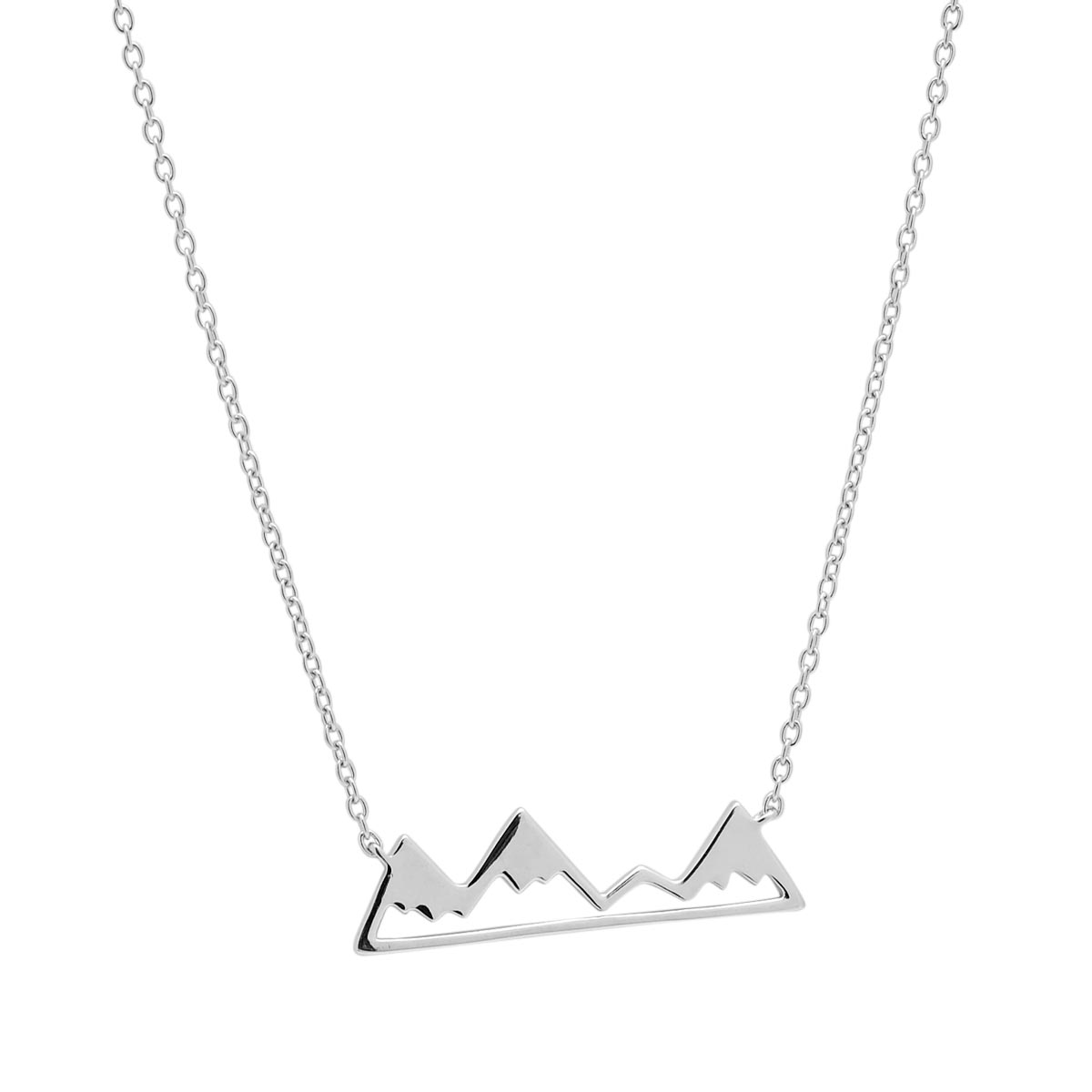 Mountain Necklace in Sterling Silver