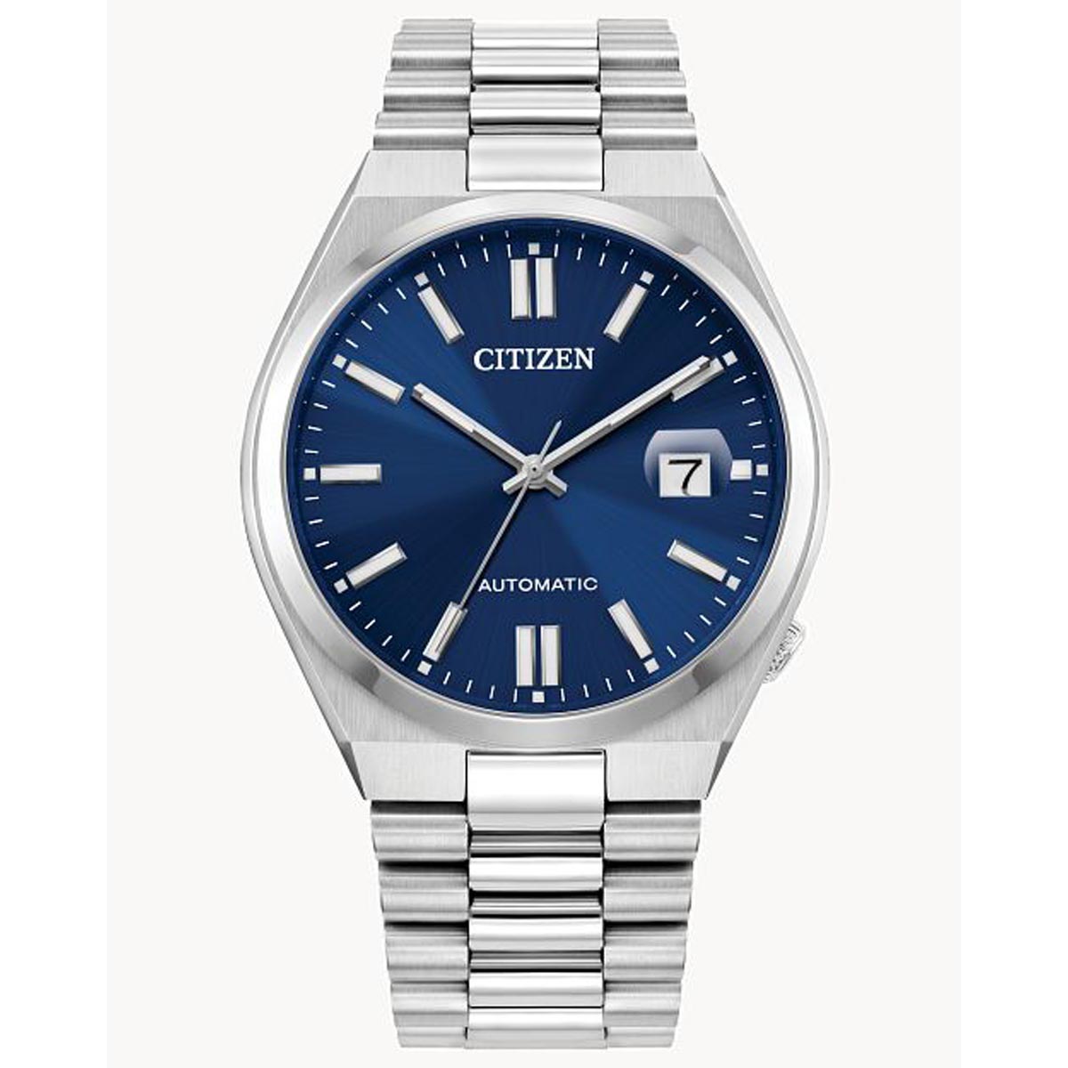Citizen Tsuyosa Watch with Navy Dial and Stainless Steel Bracelet (automatic movement)