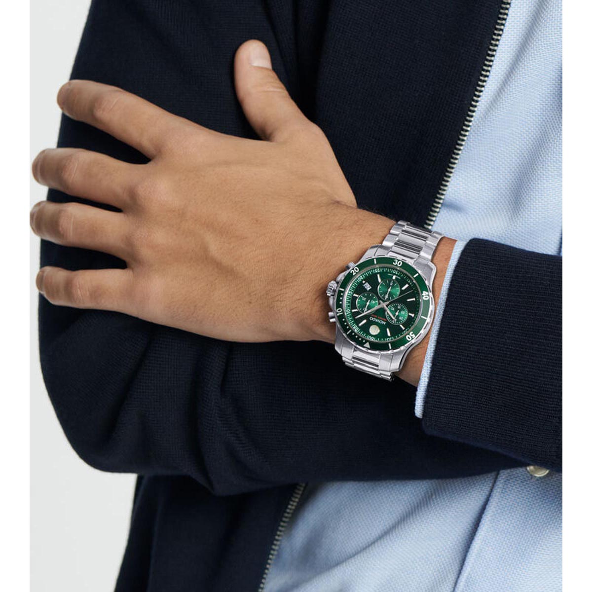 Movado series 800 green dial hotsell