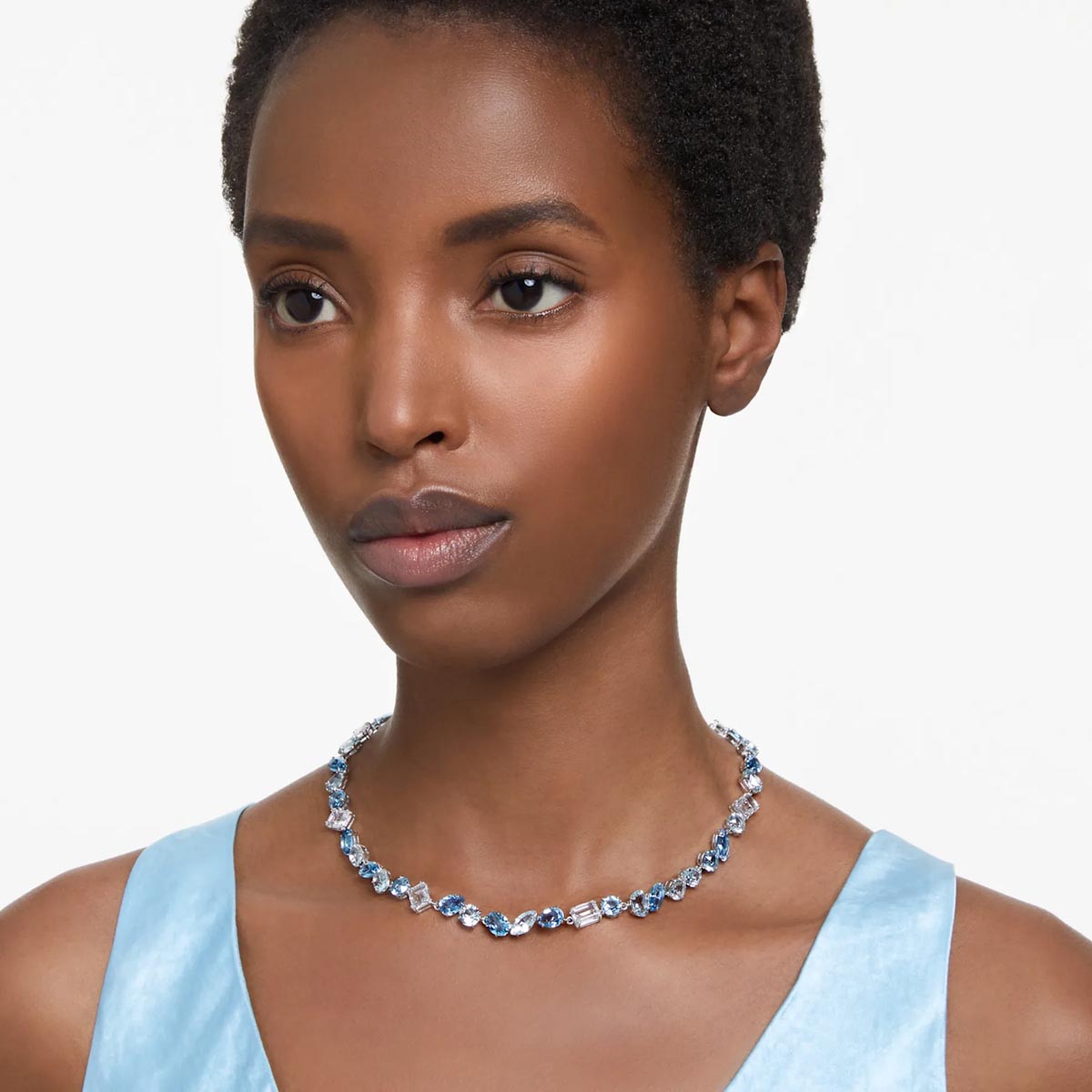 Swarovski Blue Gema Necklace