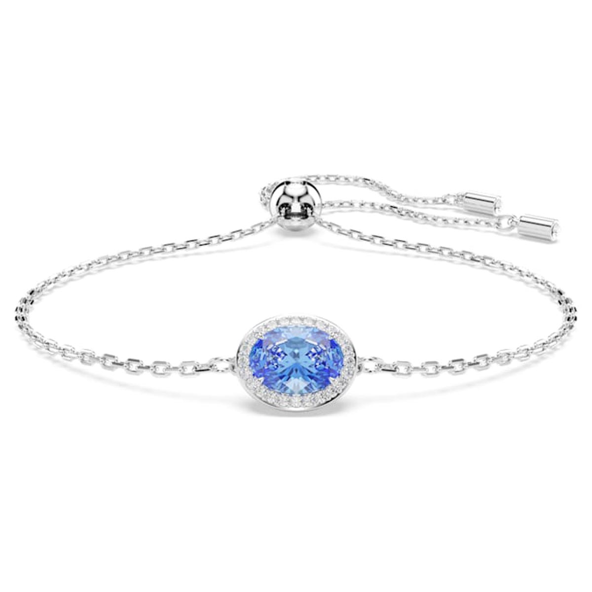 Swarovski Oval Blue Constella Bolo Bracelet