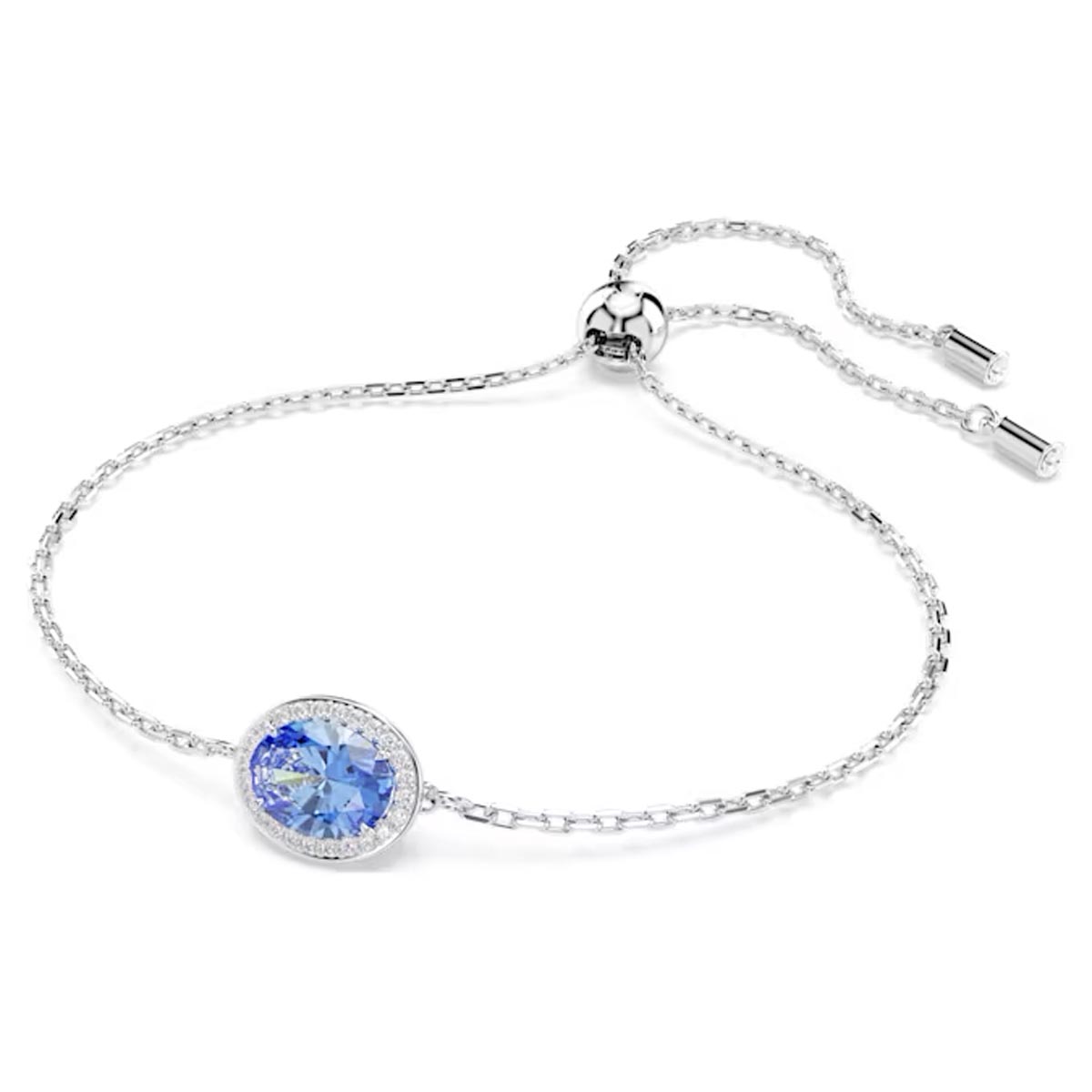 Swarovski Oval Blue Constella Bolo Bracelet