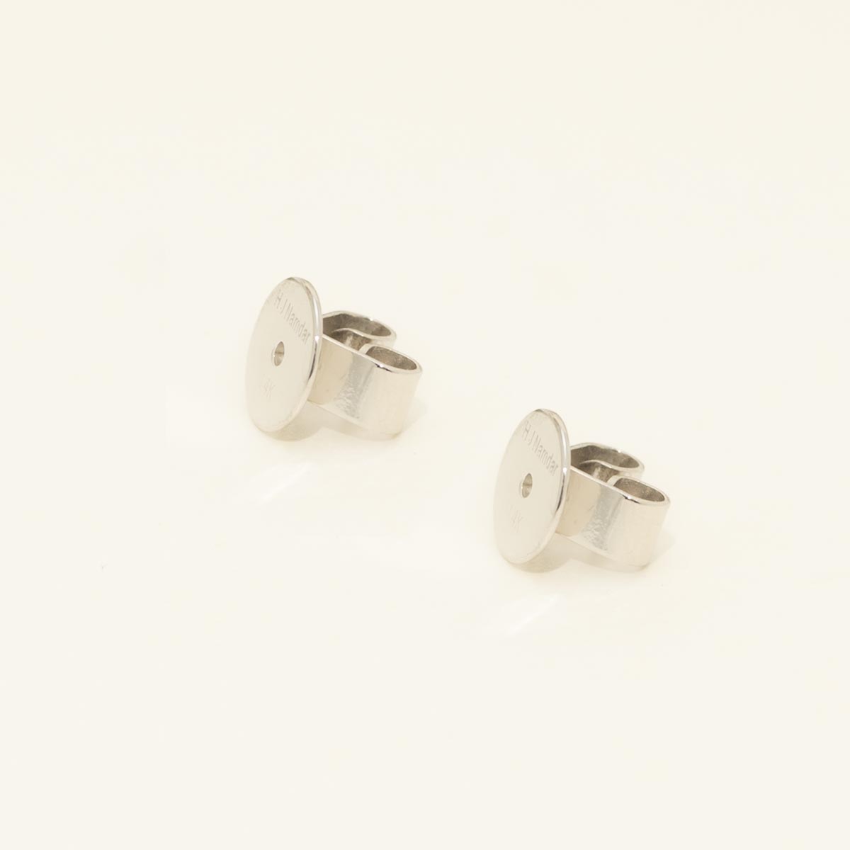 Diamond Halo Earrings in 14kt White Gold (1/4ct tw)