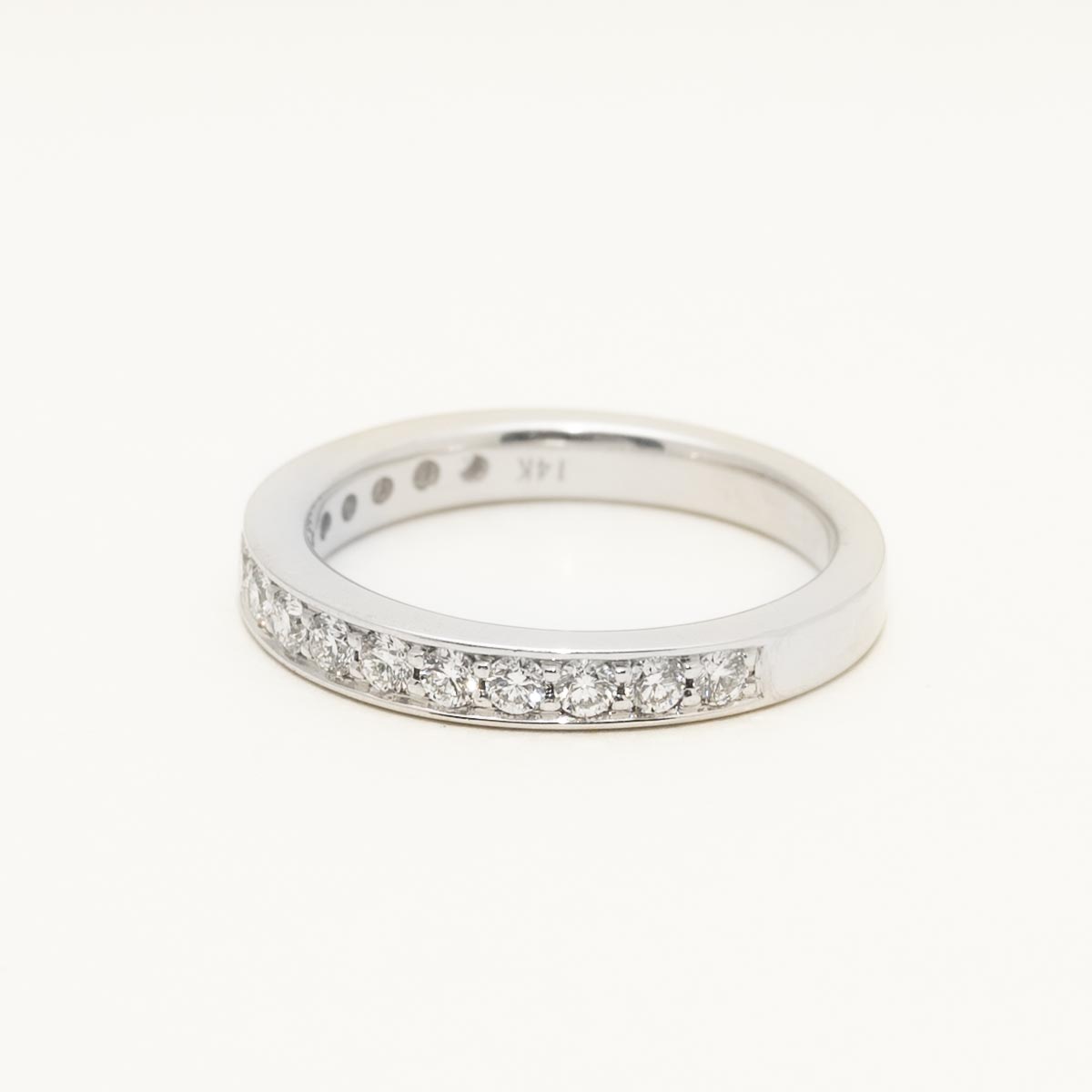 Diamond Channel Band in 14kt White Gold (1/2ct tw)