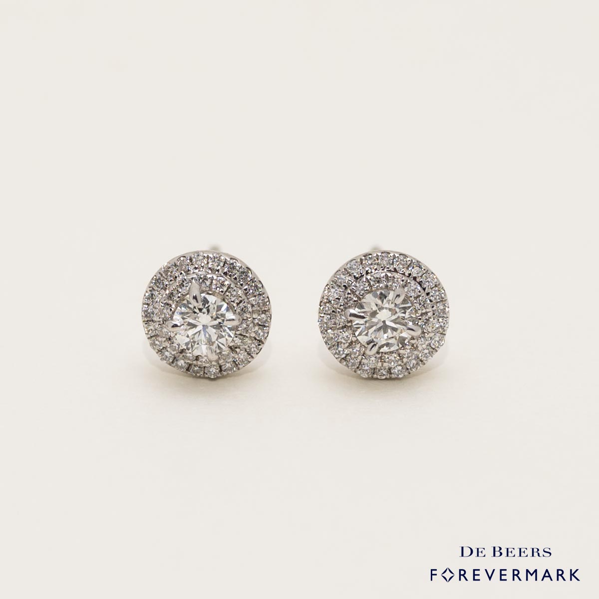 Forevermark Center of my Universe Diamond Stud Earrings in 18kt White Gold (1/2ct tw)