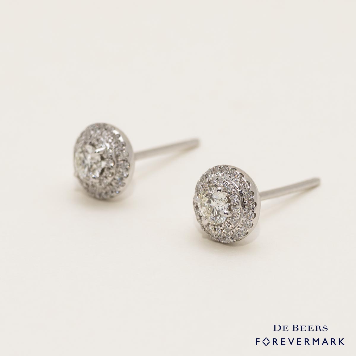 Forevermark Center of my Universe Diamond Stud Earrings in 18kt White Gold (1/2ct tw)