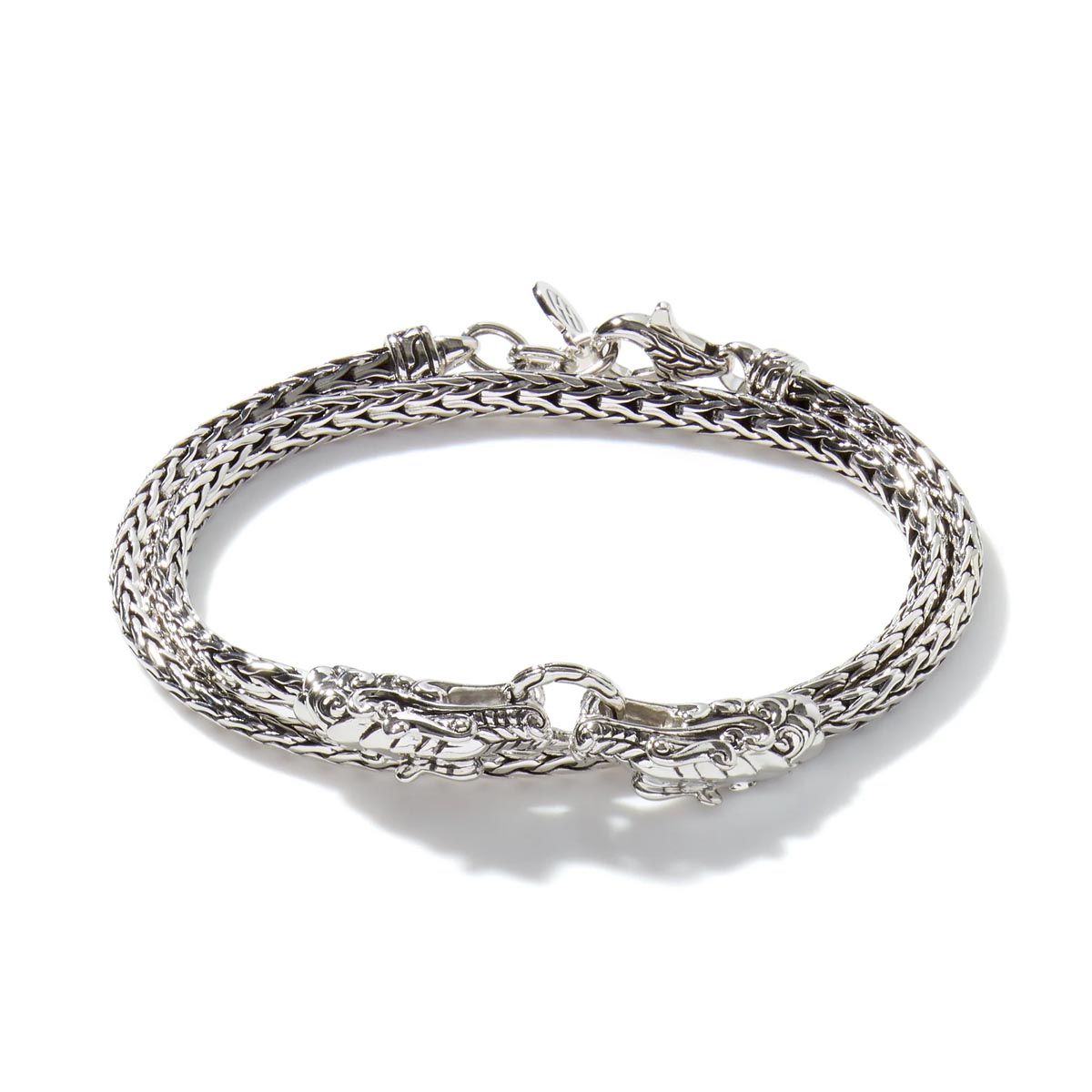 John Hardy sterling silver pearl wrap bracelet