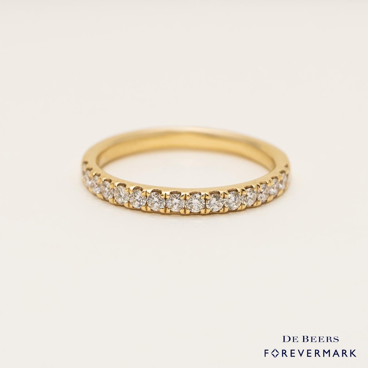 Forevermark Petite Micro Pave Comfort Fit Diamond Band in 18kt Yellow Gold (1/3ct tw)