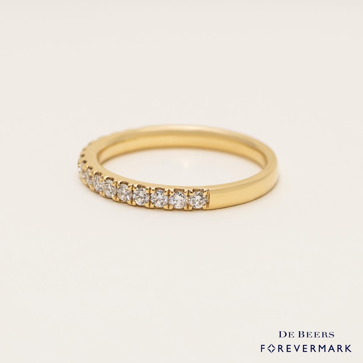 Forevermark Petite Micro Pave Comfort Fit Diamond Band in 18kt Yellow Gold (1/3ct tw)