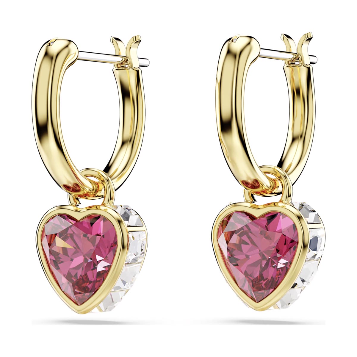 Swarovski Chroma Pink Drop Earrings