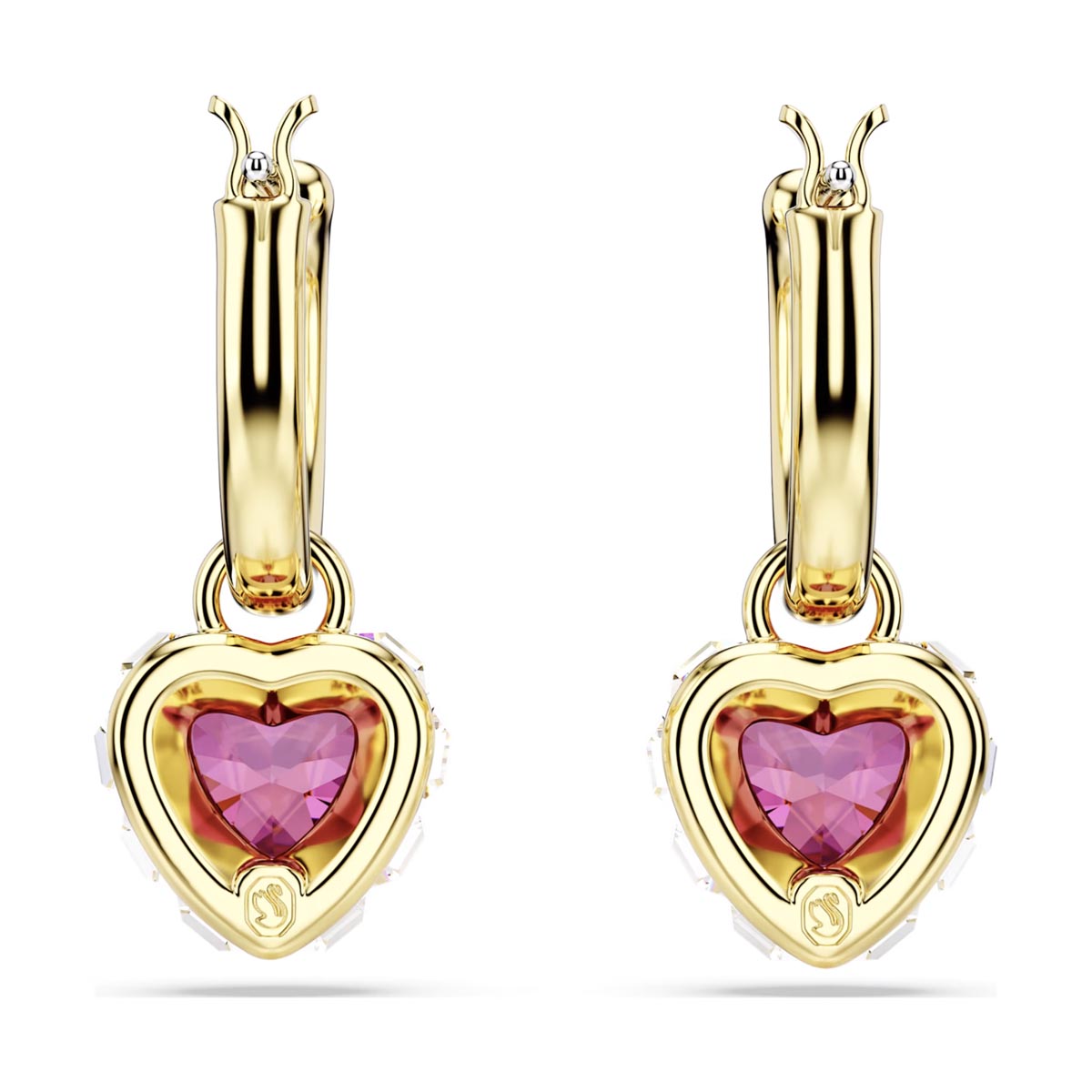 Swarovski Chroma Pink Drop Earrings