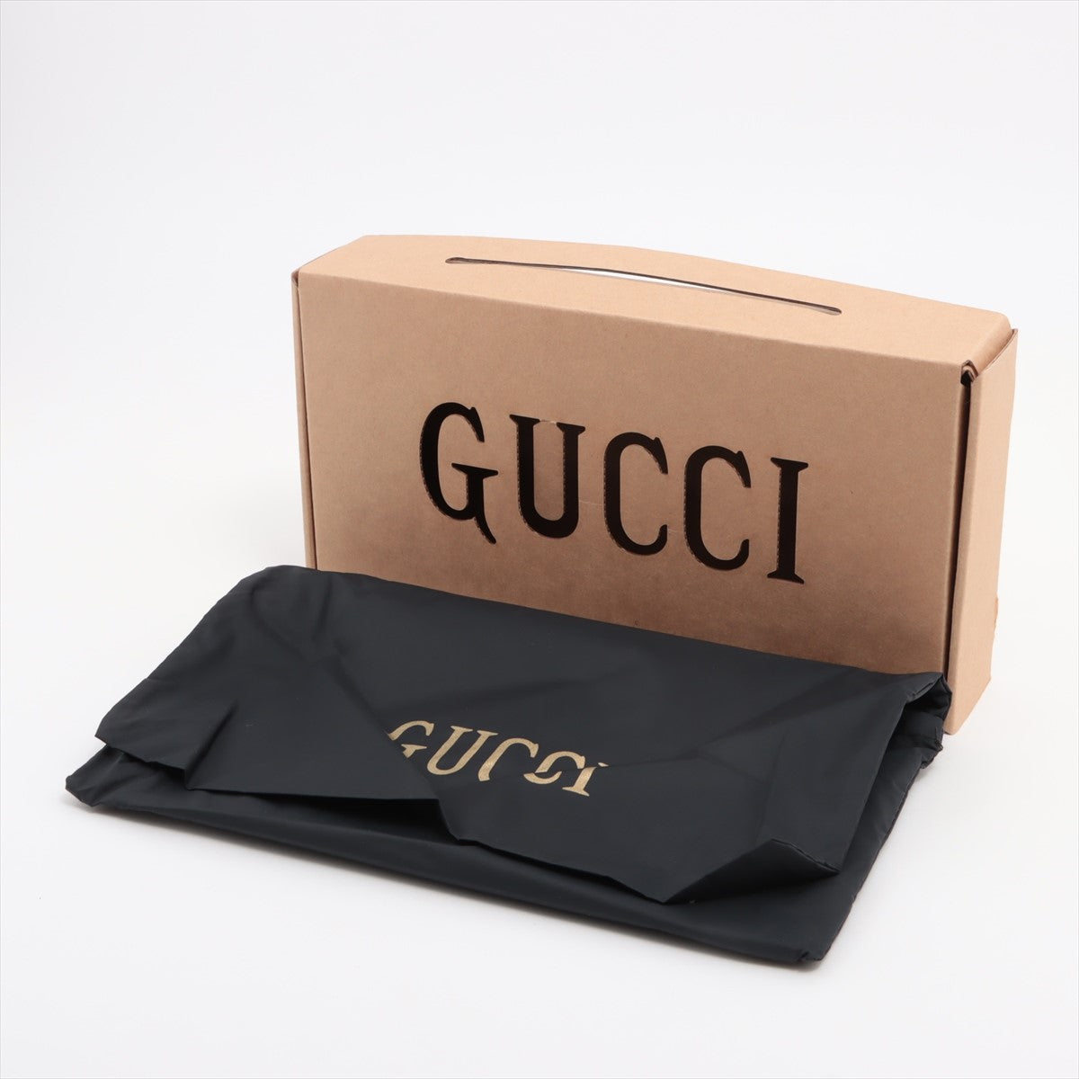 Pre Owned Gucci Black Leather and Nylon Off the Grid Long Wallet