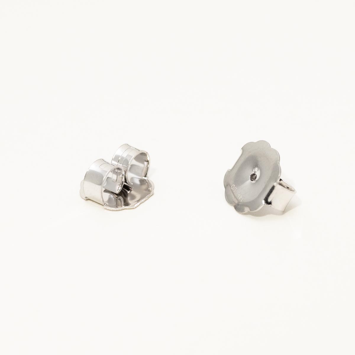 Lab Grown Diamond Stud Earrings in 14kt White Gold (3ct tw)