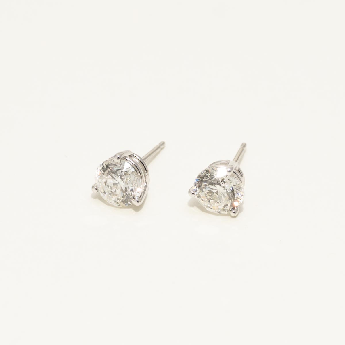 Northern Star Diamond Stud Earrings in 14kt White Gold (2ct tw)