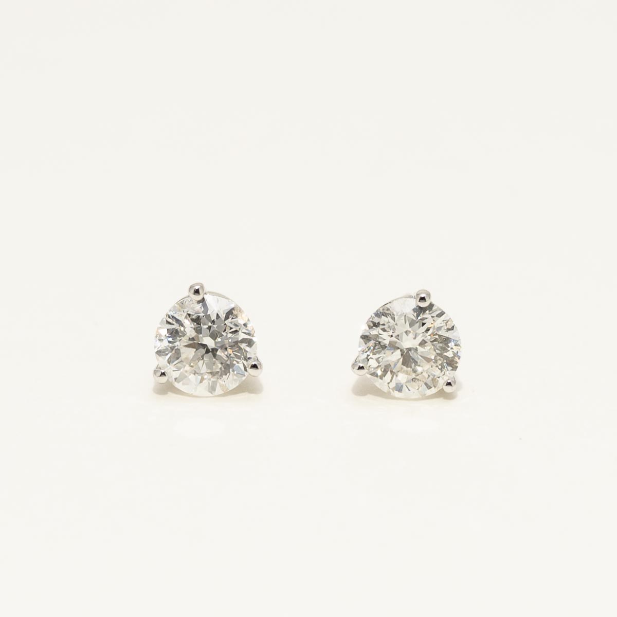 Northern Star Diamond Stud Earrings in 14kt White Gold (2ct tw)