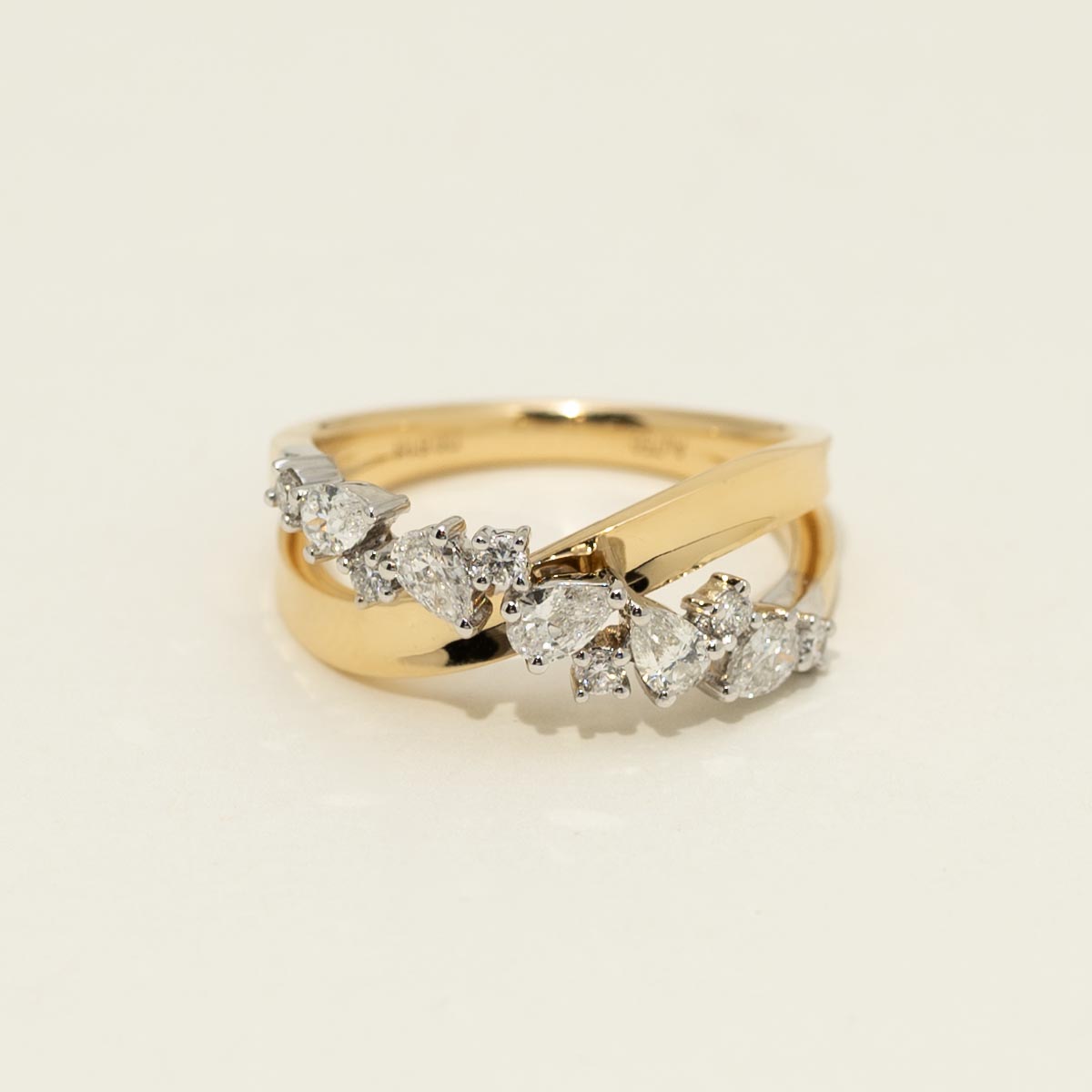 Multi Shape Diamond Fashion Ring in 18kt Yellow Gold (5/8ct tw)