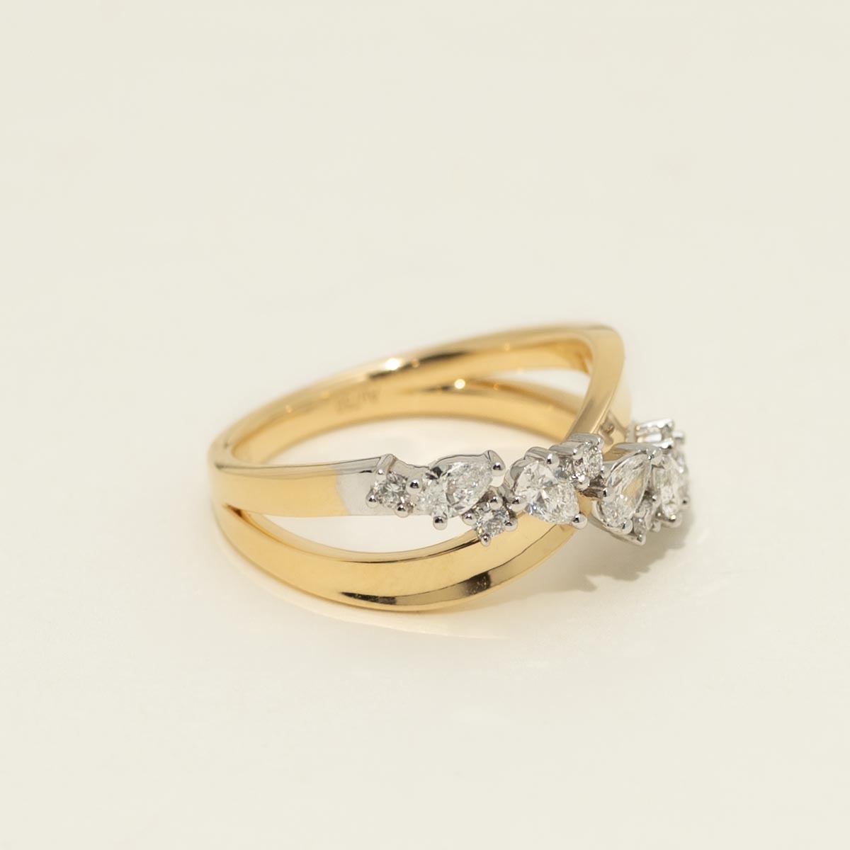 Multi Shape Diamond Fashion Ring in 18kt Yellow Gold (5/8ct tw)