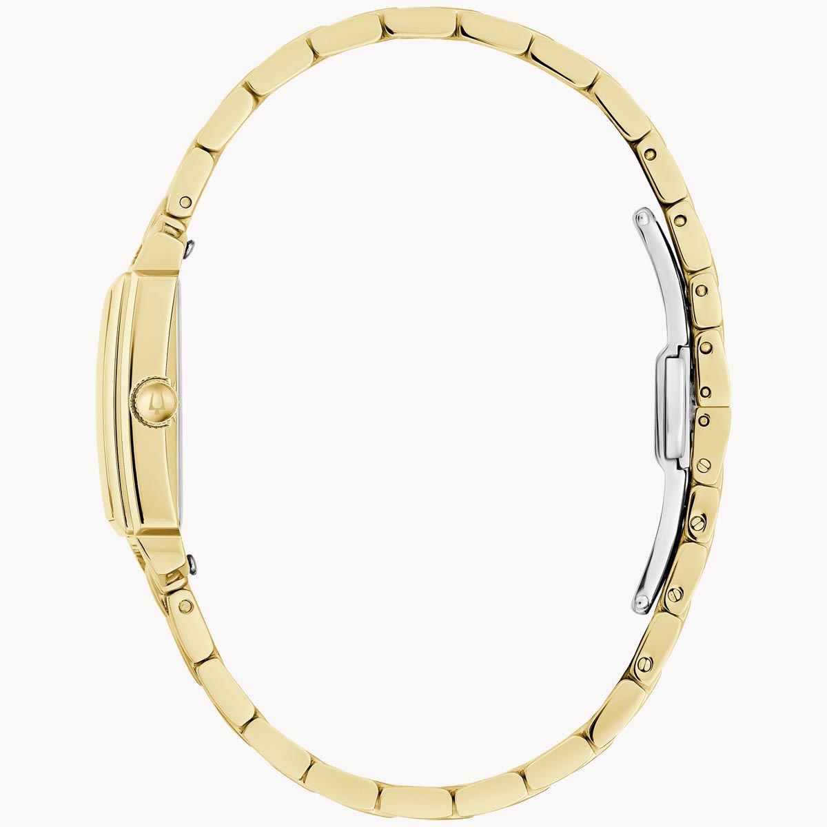 Bulova Sutton Womens Watch with Mother of Pearl Dial and Gold Toned Stainless Steel Bracelet (quartz movement)