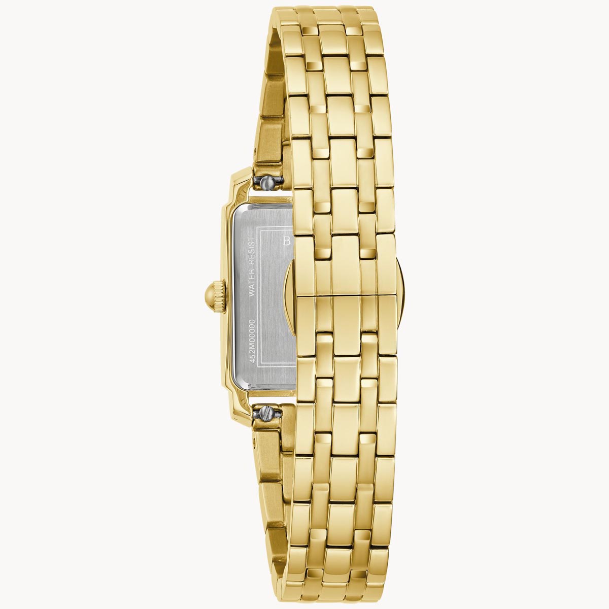 Bulova Sutton Womens Watch with Mother of Pearl Dial and Gold Toned Stainless Steel Bracelet (quartz movement)