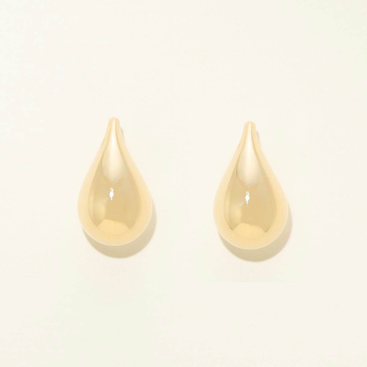 Raindrop Earrings in 14kt Yellow Gold (20mm)