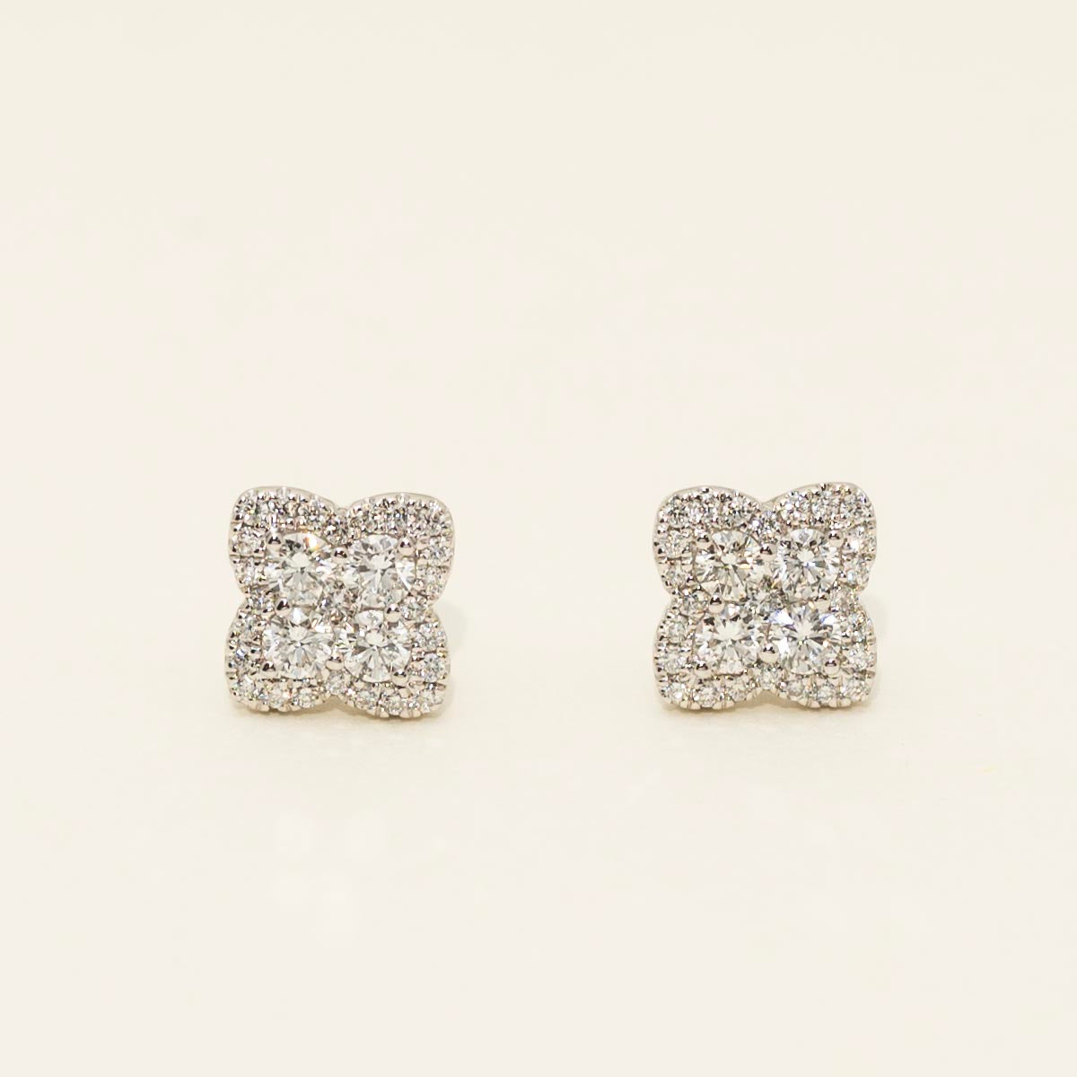 Diamond Fashion Earrings in 14kt White Gold (5/8ct tw)