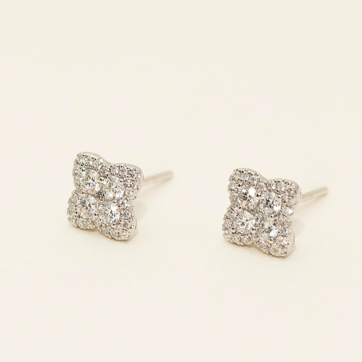 Diamond Fashion Earrings in 14kt White Gold (5/8ct tw)