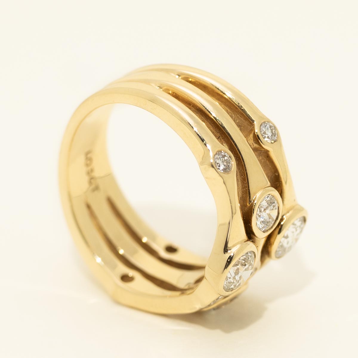 Diamond Fashion Ring in 14kt Yellow Gold (1ct tw)