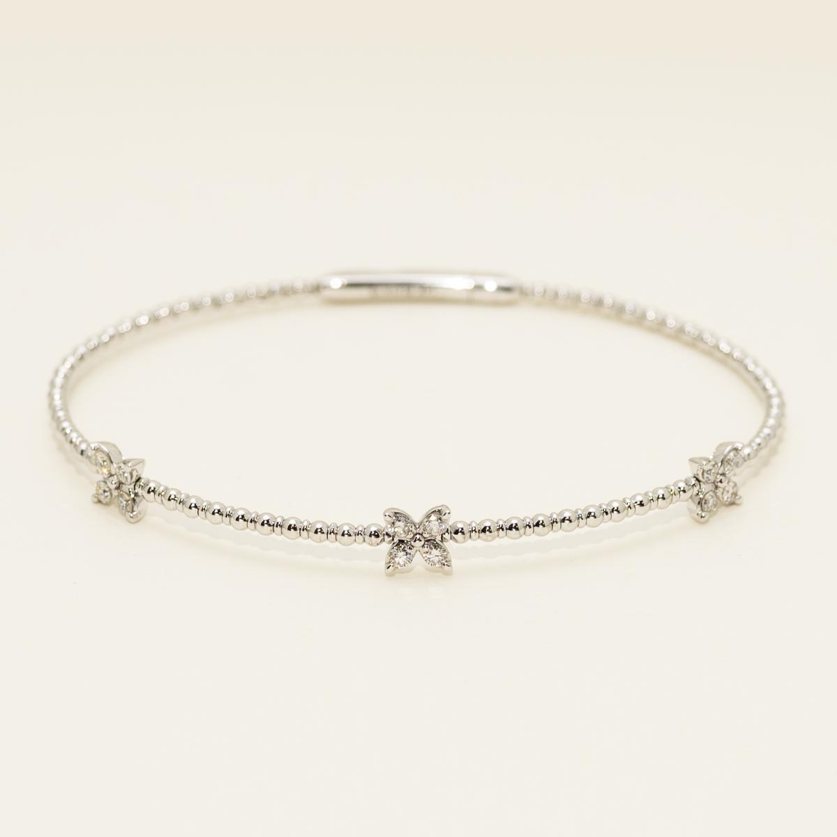 Diamond Flexible Bracelet in 14kt White Gold (1/3ct tw)