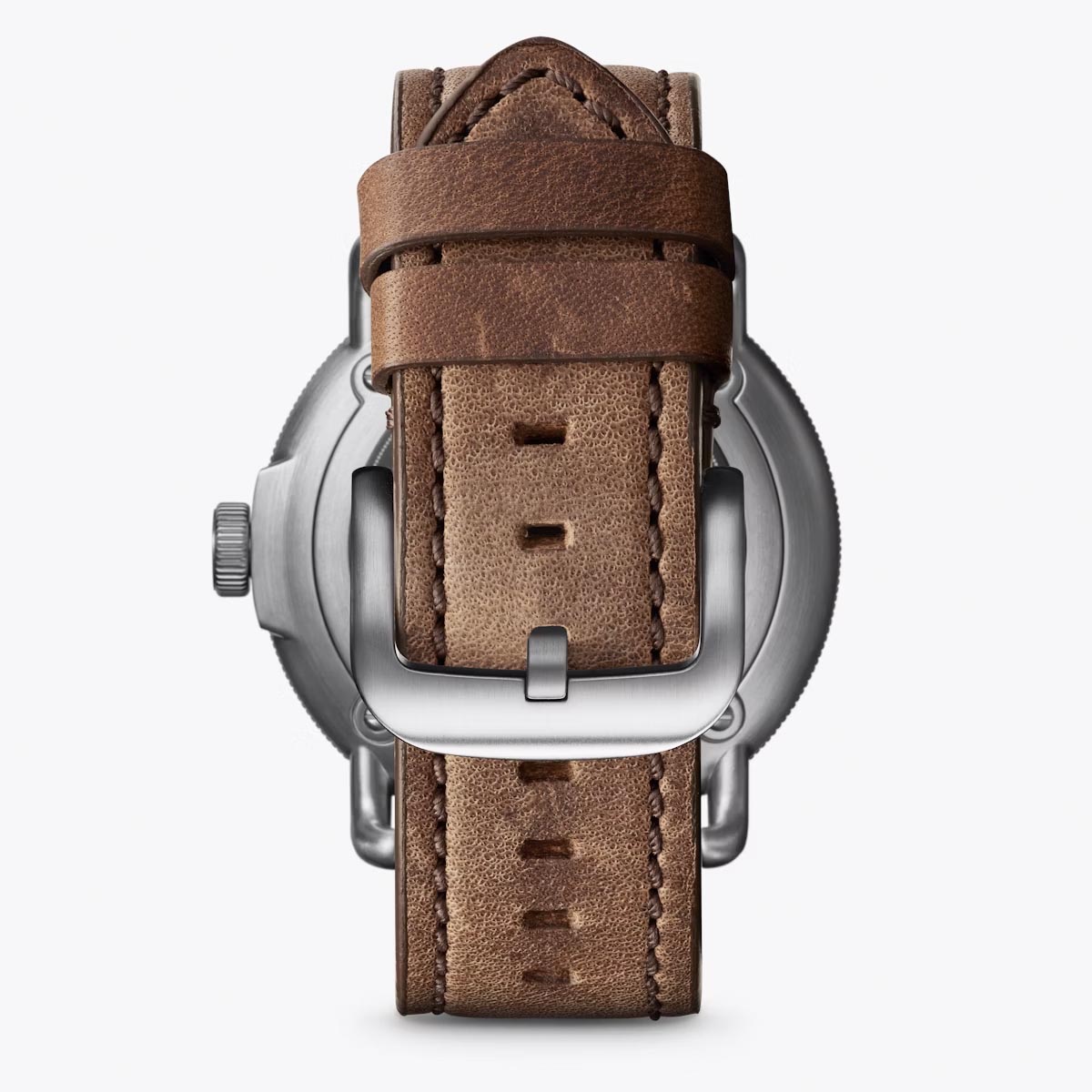 Shinola Canfield Model C56 Mens Watch with Blue Dial and Brown Leather Strap (quartz movement)