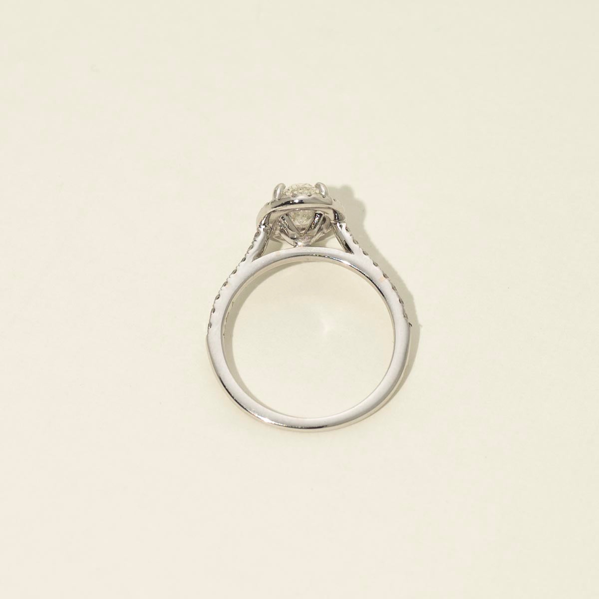 Forevermark Estate Diamond Halo Engagement Ring in 14kt White Gold (1 3/8ct tw)